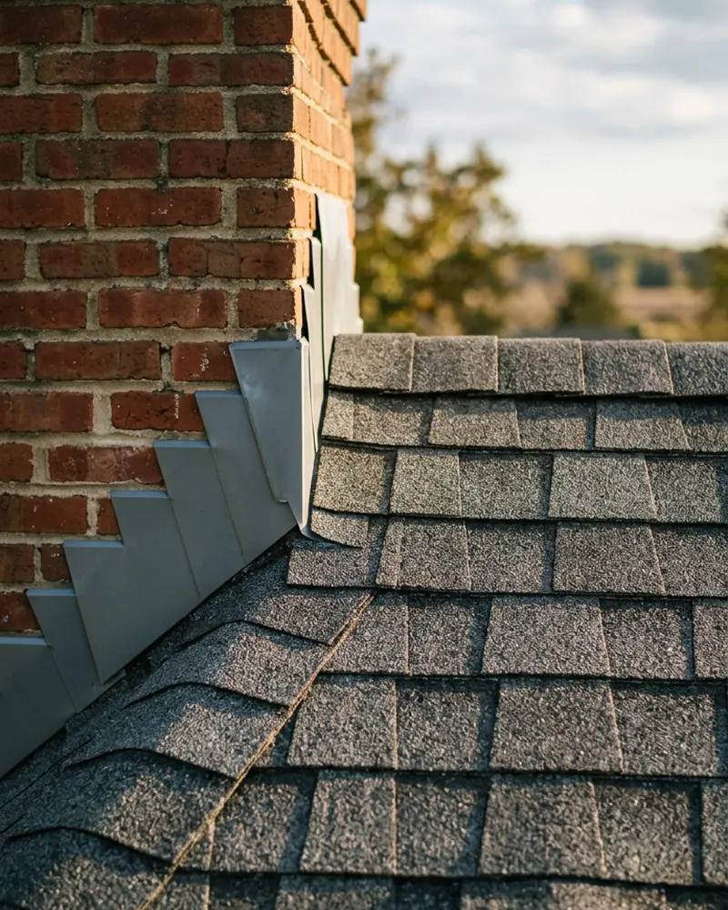 Close-up of Gutter Cleaning work by Beardman Building Services in Coleman